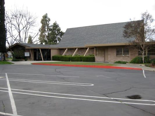 Church Building and parking