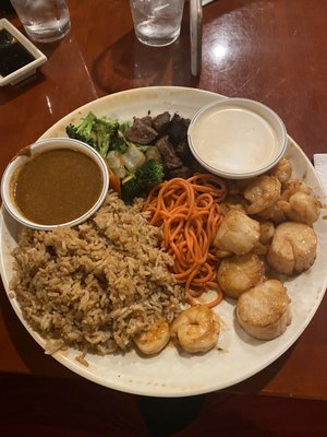 Filet, Shrimp, Scallops