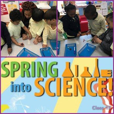 To kick off the Spring season....we "Sprung into Science!"