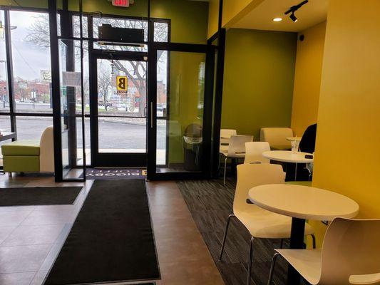 Seating Area at Biggby Clinton