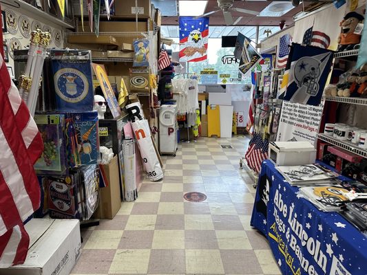 Abe Lincoln Flags Banners & Signs