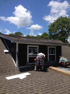 Siding installation by Wilmington home improvements