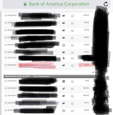 Make sure to always keep your receipts because their accounting department apparently can't read, are embezzling money, or can't subtract.