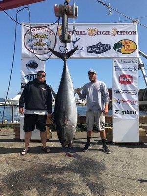 Our boat has done very well in bluefin tournaments. We found ourselves at the scales frequently during the Northeast Bluefin Tournaments!