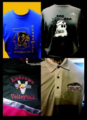 4 color and 2 color Screen Printing and 2  Embroidery Jacket and polo Shirt