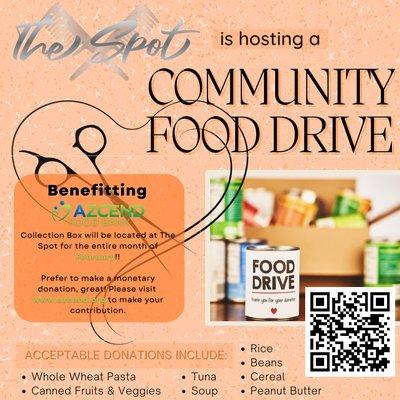 Help us with our Food Drive this February!!