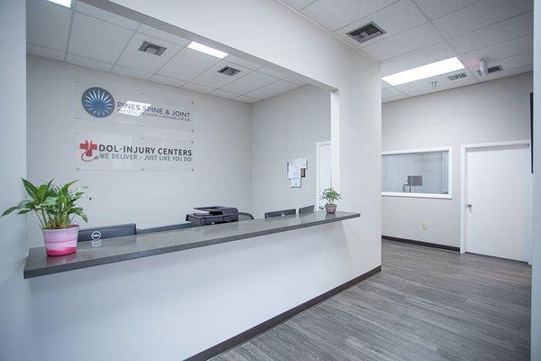 owcp doctors Fort Lauderdale Miami DOL Injury Centers Front Desk