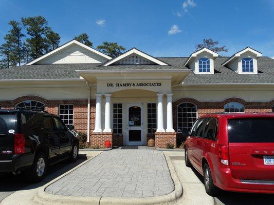 Hamby Family Dental Center Front Entrance