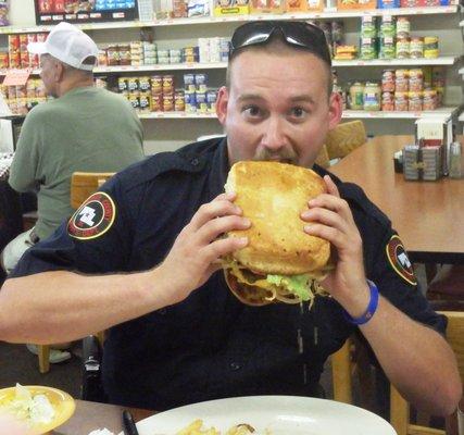 "Whole Herd" Burger on a Home Made Bun