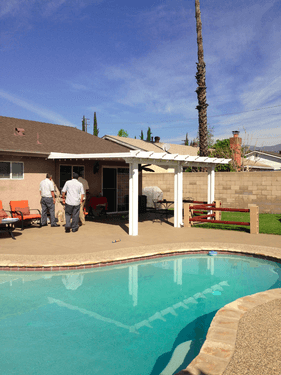 CITY OF RANCHO, aluminum wood patio cover and energy efficient windows