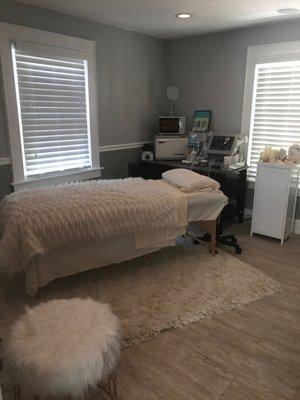 Private room for facials