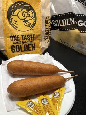 Ordered a couple of Fletcher's corn dogs