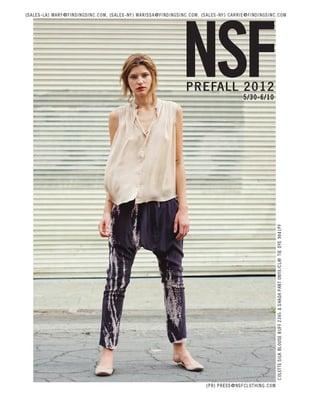 A fall look book including makeup by Stacy for LA based Clothing Line NSF