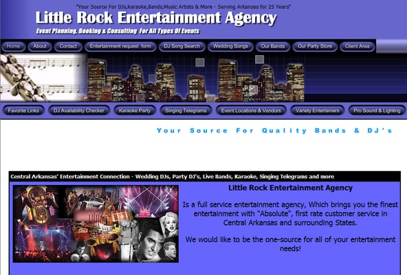 Little Rock Entertainment Agency provides live bands, DJs, Karaoke to Arkansas wedding receptions, Parties and more!