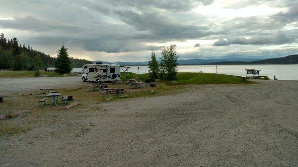 Camped at quartz lake on midsummer's eve