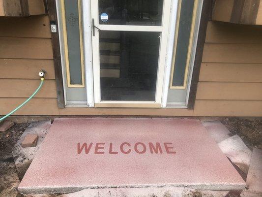 Greet your Friends and Neighbors with a special front door greeting