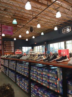 This is just the women's section! Cool work shoes and waterproof shoes/boots for the men! Totally recommend!