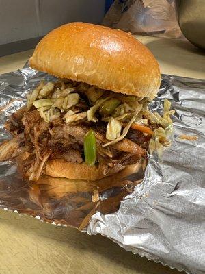 Pulled pork sand