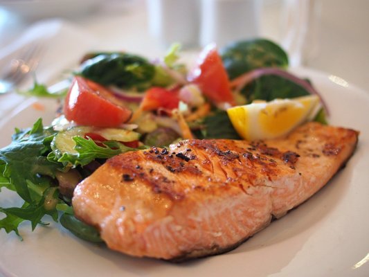 Salmon salad..