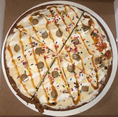 Chocolate Chip Cookie Dough Polar Pizza