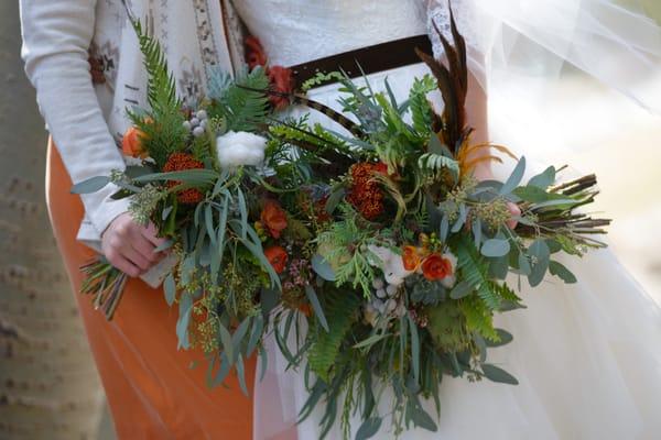 Winter wedding in Buena Vista, Colorado