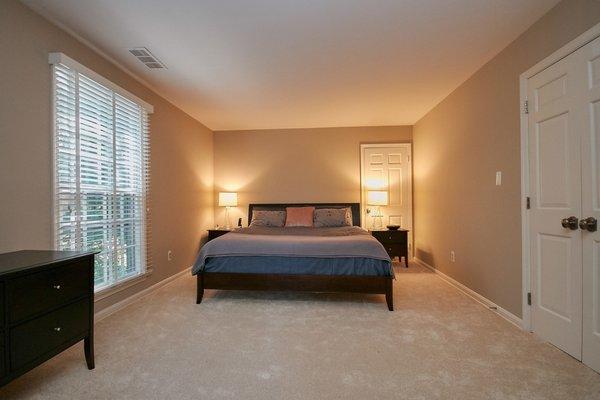 Master Bedroom with 2 walk-in closets