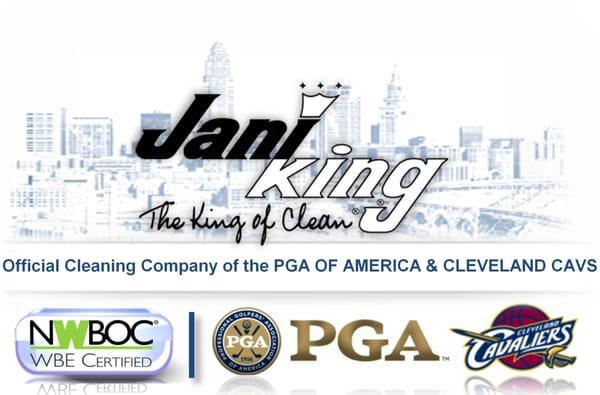 Official Cleaning Company of the PGA of AMERICA and CLEVELAND CAVS