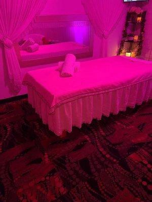 Deep tissue massage room