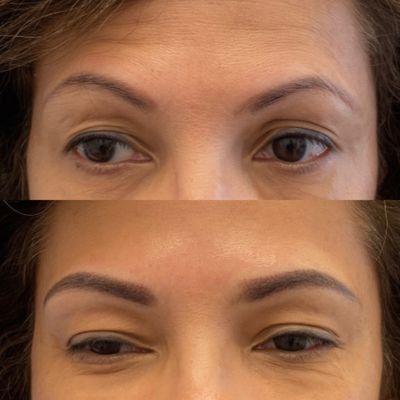 Color correction and powder brows