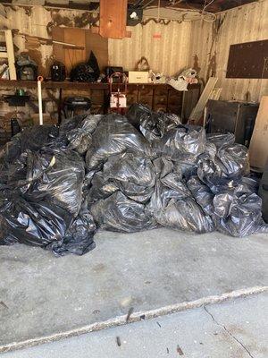 Some of the trash I needed removed.