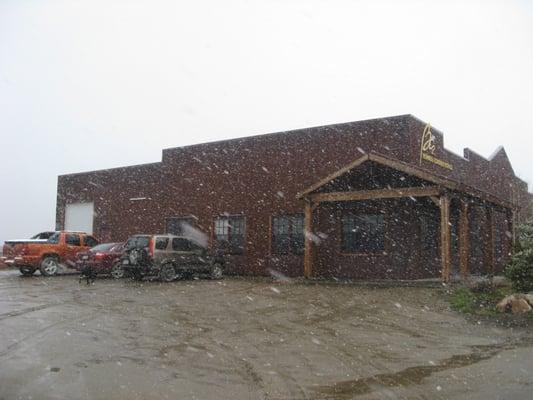 Aircraft Technical Book Company operations building in Tabernash, CO