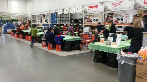 The Beez at Home Depot Workshop