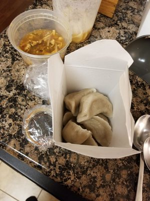 Steamed dumplings