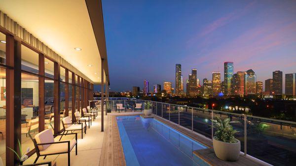 Starry Night Sky Lounge Pool