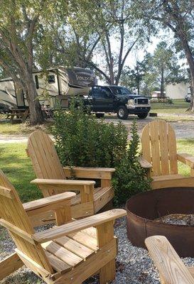 Group firepit.