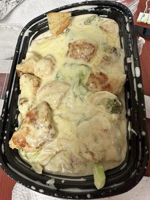 Chicken Broccoli Alfredo pasta