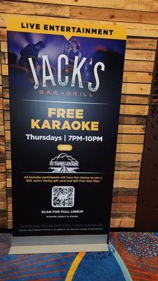 Karaoke sign