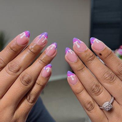 short almond gel x set