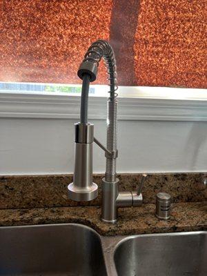 Installed a new faucet. No leaks!