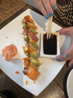 Black Pearl Roll - delicious!