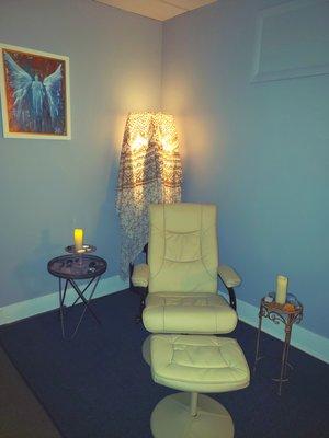 My studio is a calm, safe and inviting place to journey to meet your spiritual team or explore a past life.