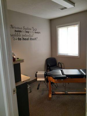 Second adjustment/exam room