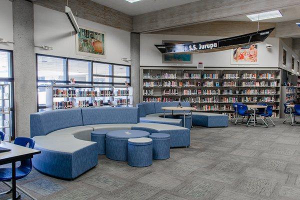 Jurupa Valley High's Library