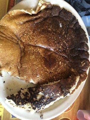 Burnt pancake