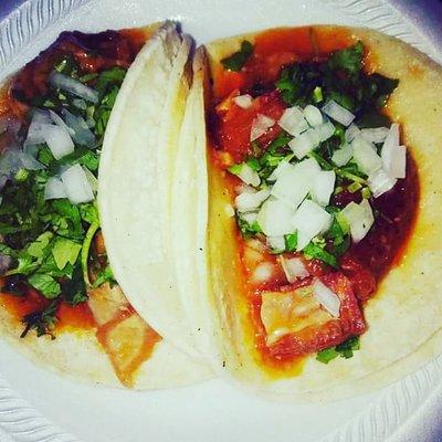 Tacos de Chicharrón