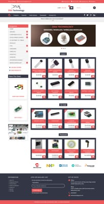 Online Store solution for electronics components.