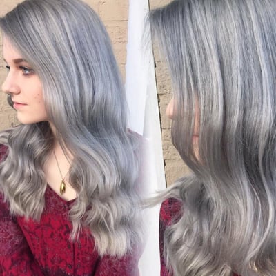 silver hair by Kayla