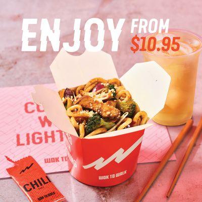 ENJOY FROM $10.95