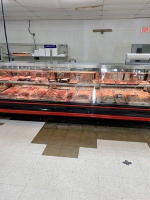 Meat market section...