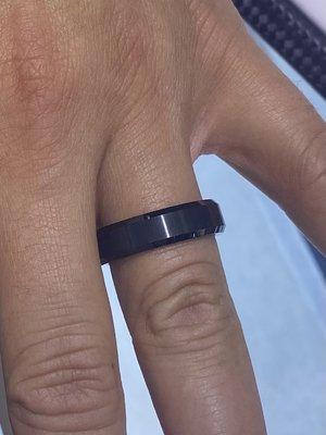 Wedding band (his)